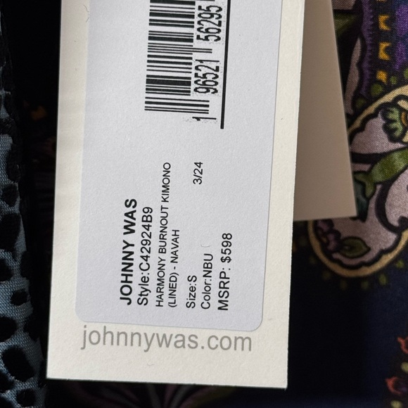 Johnny Was Multicolor Embroidered Jacket - Picture 5 of 5